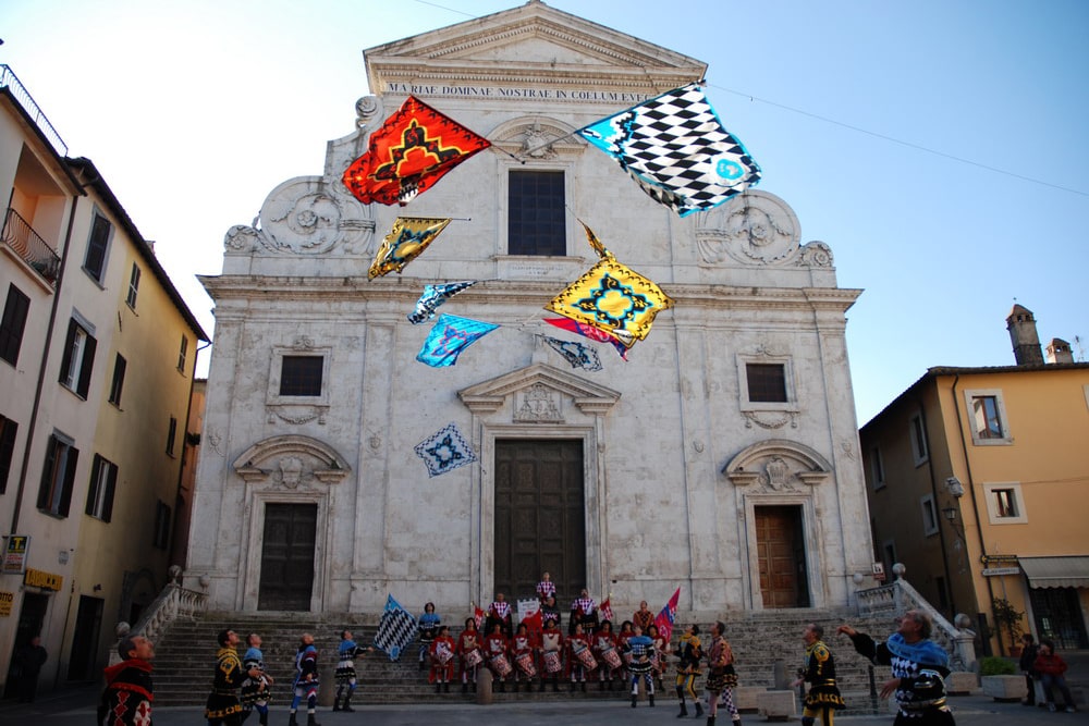 sbandieratori ottava sant'egidio orte 2022