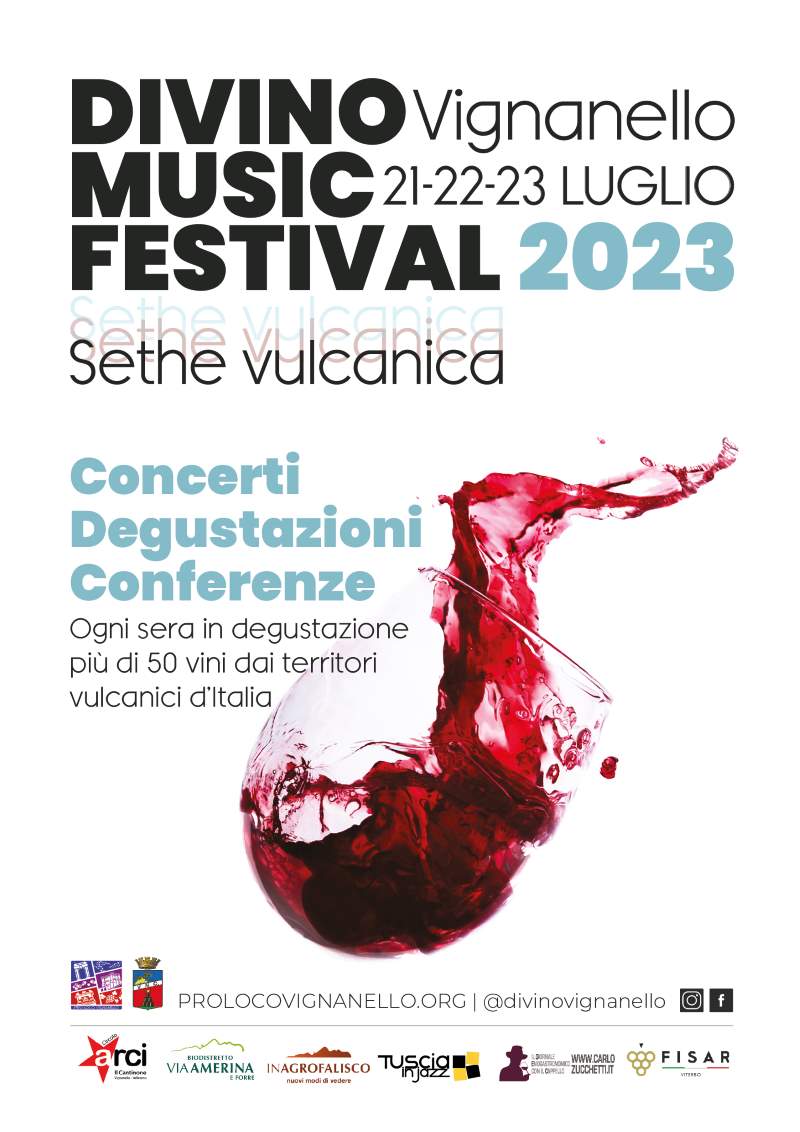 Locandina DiVino Music Festival 2023
