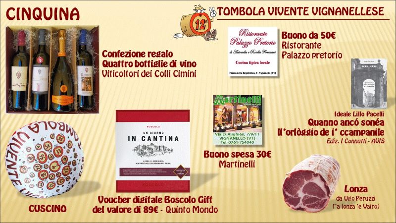 premio cinquina tombola vivente 2023
