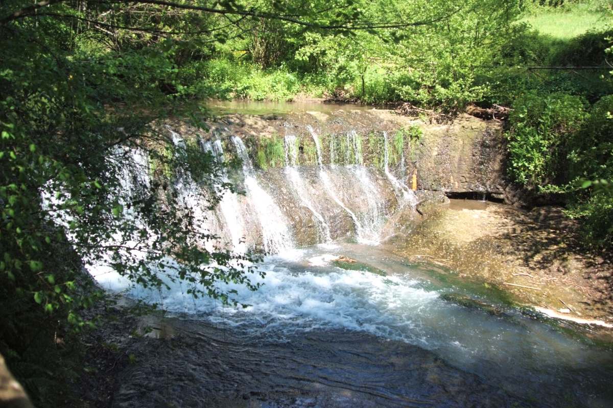 Cascate Corchiano bicicletta