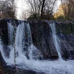 Cascata nel Monumento Naturale delle Forre