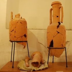 Esposizione ceramiche nel Museo Civico di Orte
